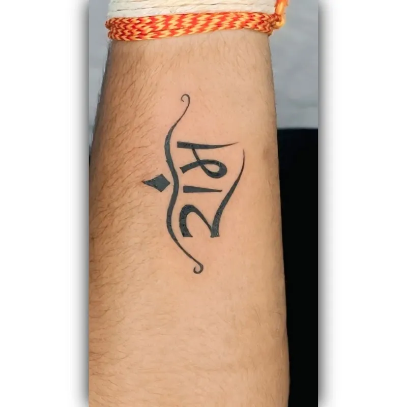 Rohit tattoo shop+nion lights