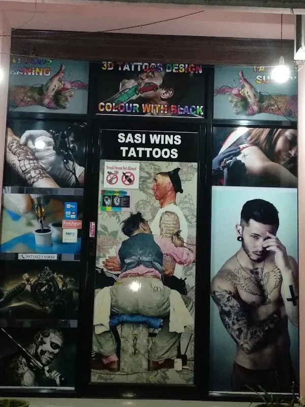 Sasi Wins Tattoo Shop