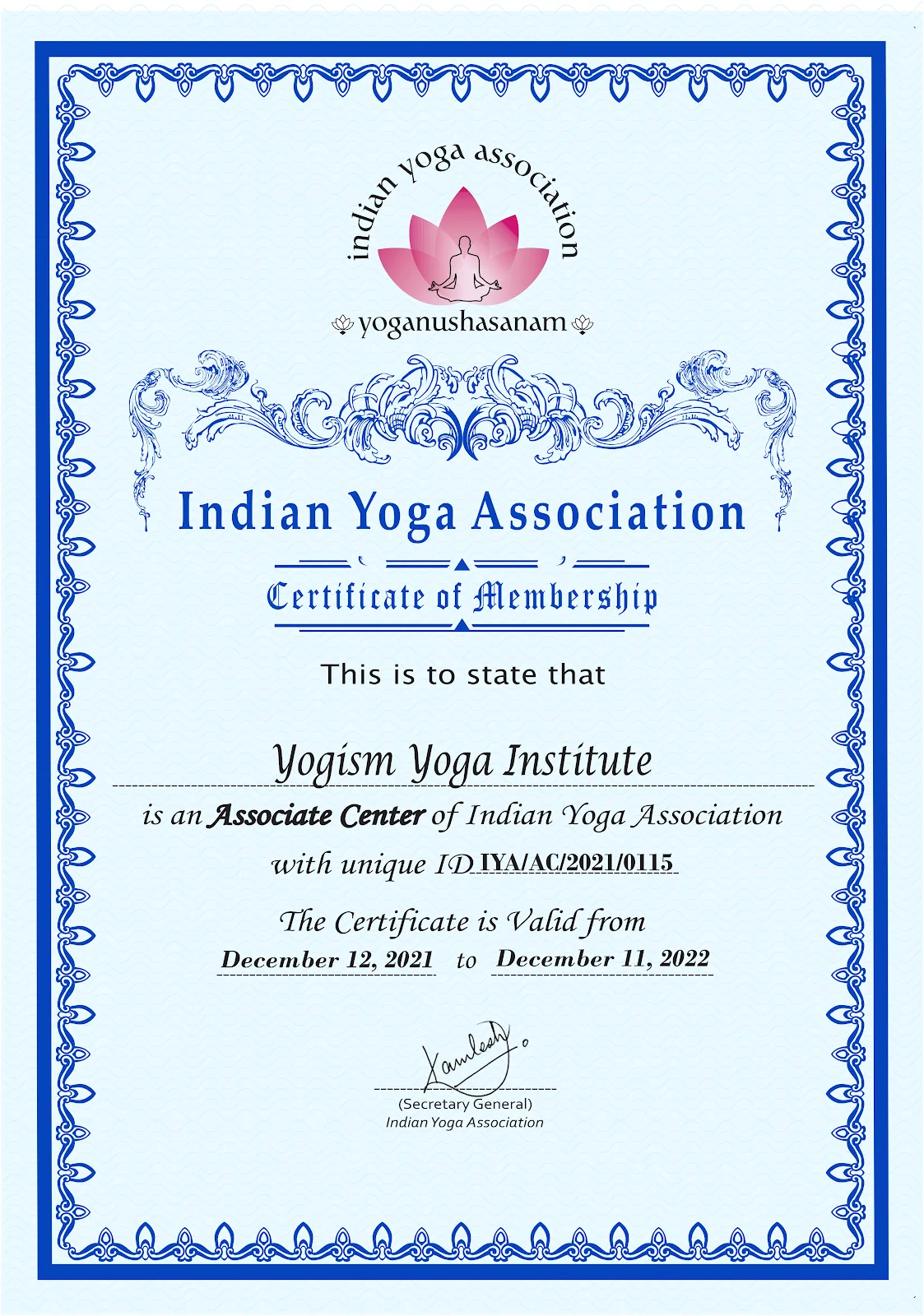 Yogism Yoga Teacher Training Institute