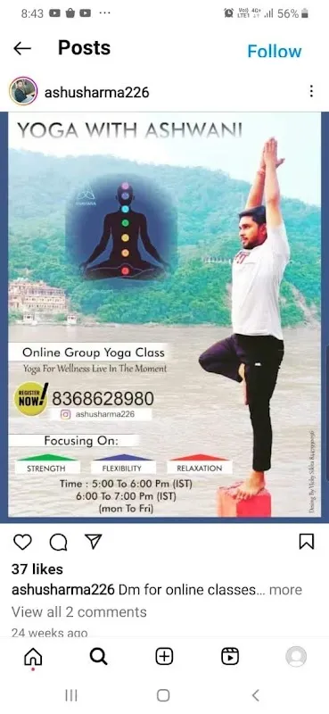 Yogeshwari yoga classes