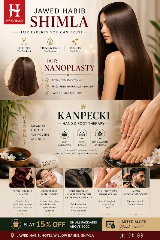 Jawed Habib Hair & Beauty - Unisex Salon, Beauty Parlour & Hair Salon in Shimla