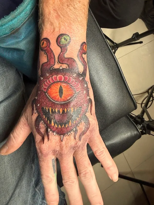 Cryptic Moon Tattoo