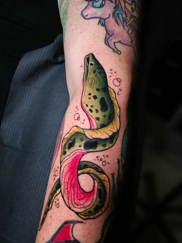 Cryptic Moon Tattoo