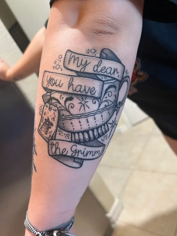 Cryptic Moon Tattoo
