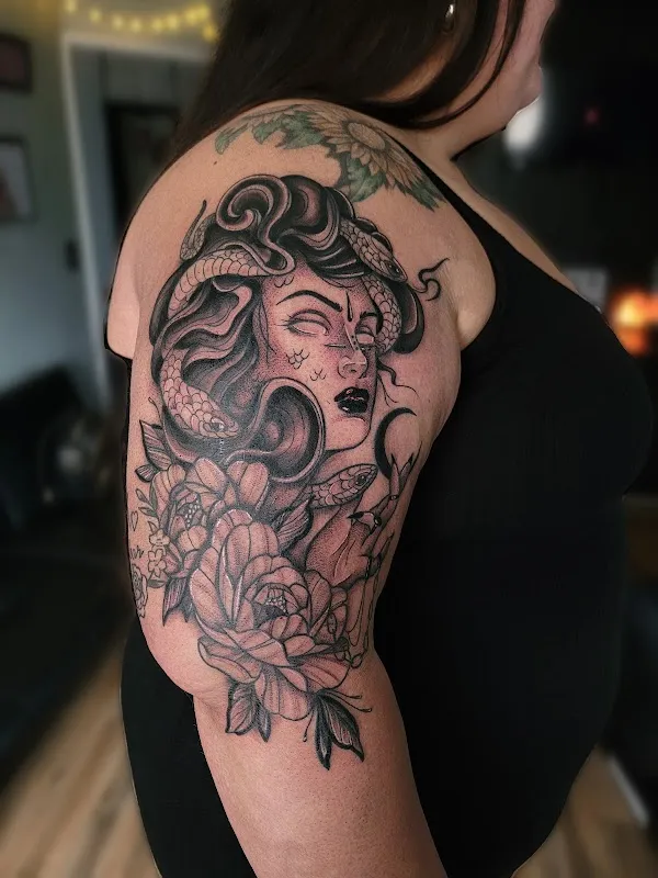 Cryptic Moon Tattoo