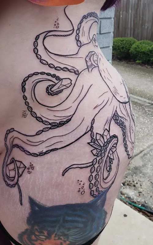 Cryptic Moon Tattoo