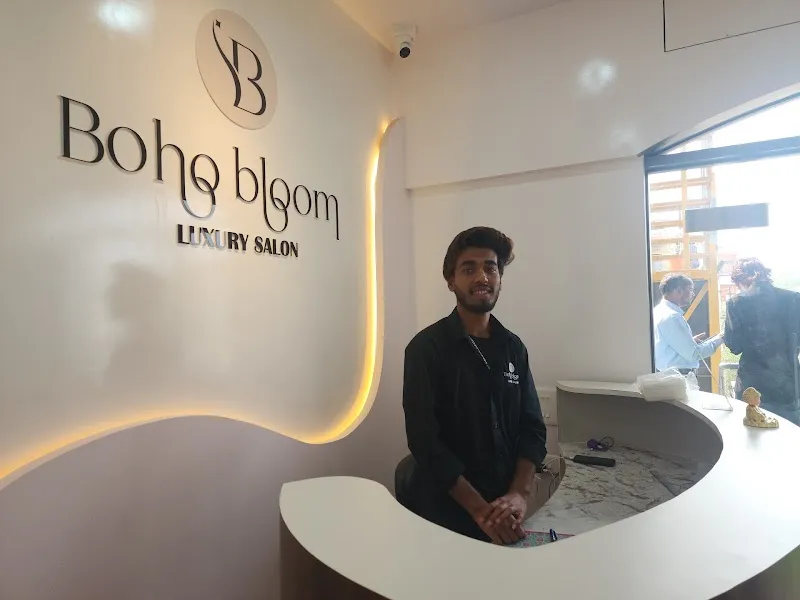 Boho bloom luxury salon