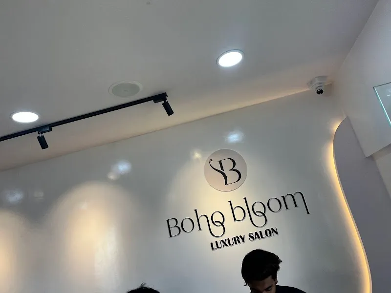 Boho bloom luxury salon