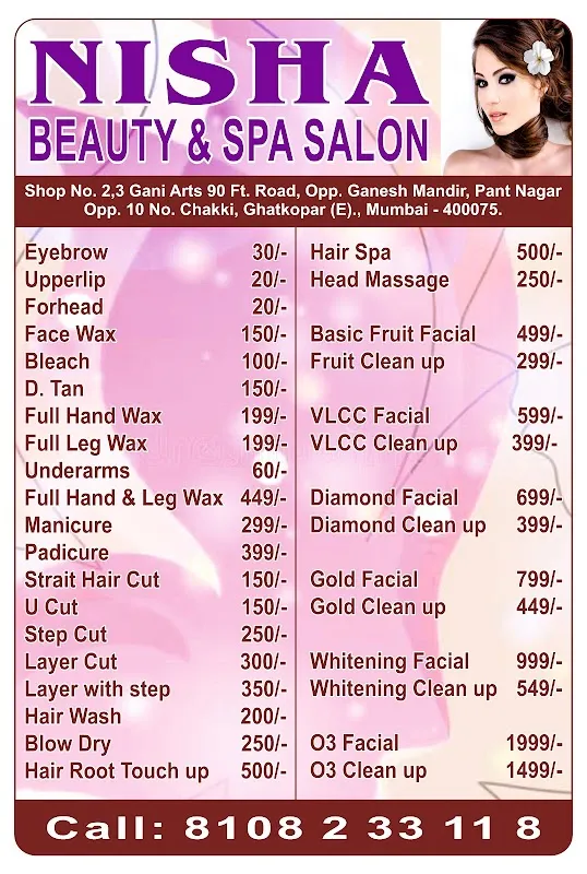NISHA BEAUTY SPA SALON
