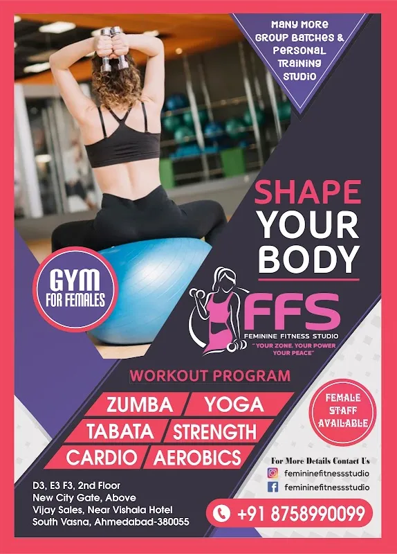 Feminine fitness studio