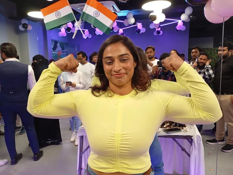 Feminine fitness studio