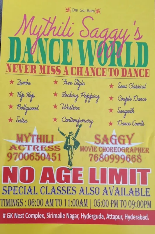 Mythili Saggy's Dance World. Never Miss a chance to dance