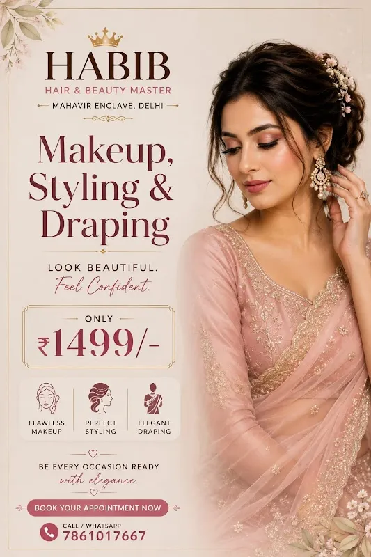 Habib Hair & Beauty Master - Best Salon in Mahavir Enclave , Delhi