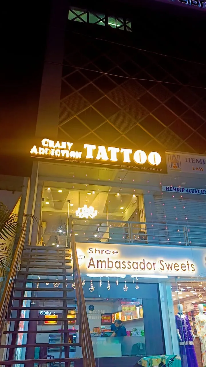 Crazy Addiction Tattoo