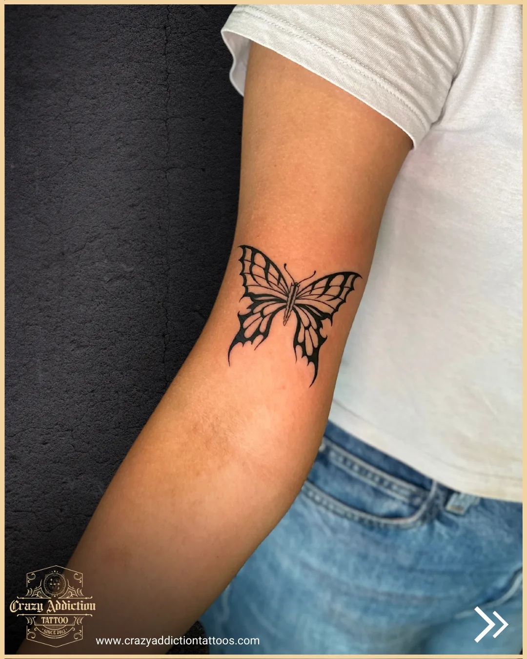 Crazy Addiction Tattoo