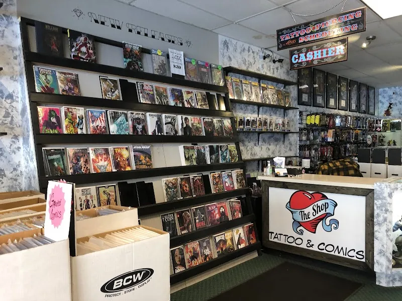 The Shop Tattoo & Comics