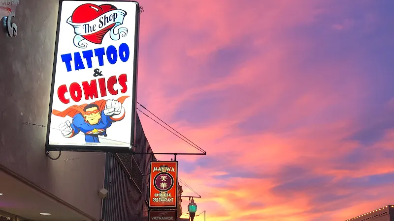 The Shop Tattoo & Comics