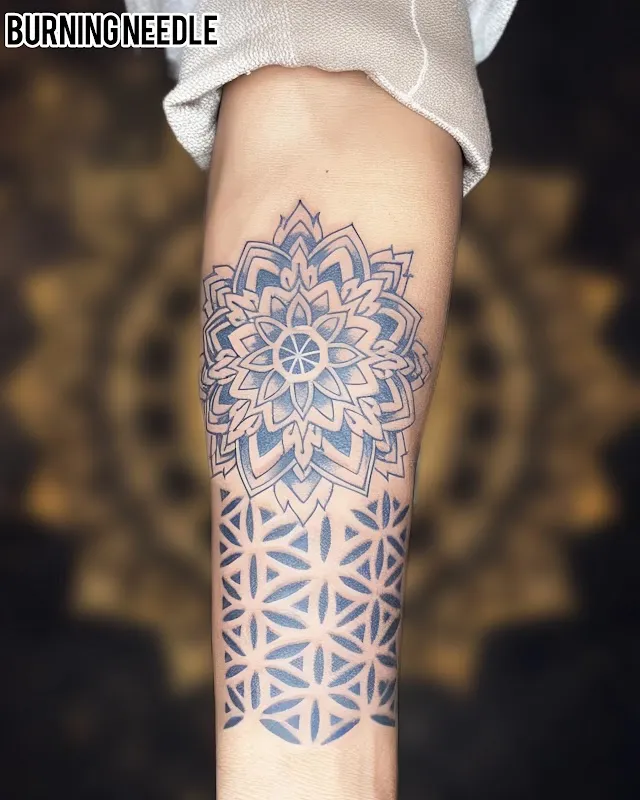 Burning needle tattoo studio
