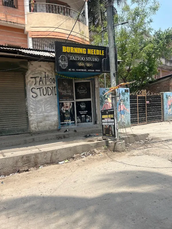 Burning needle tattoo studio