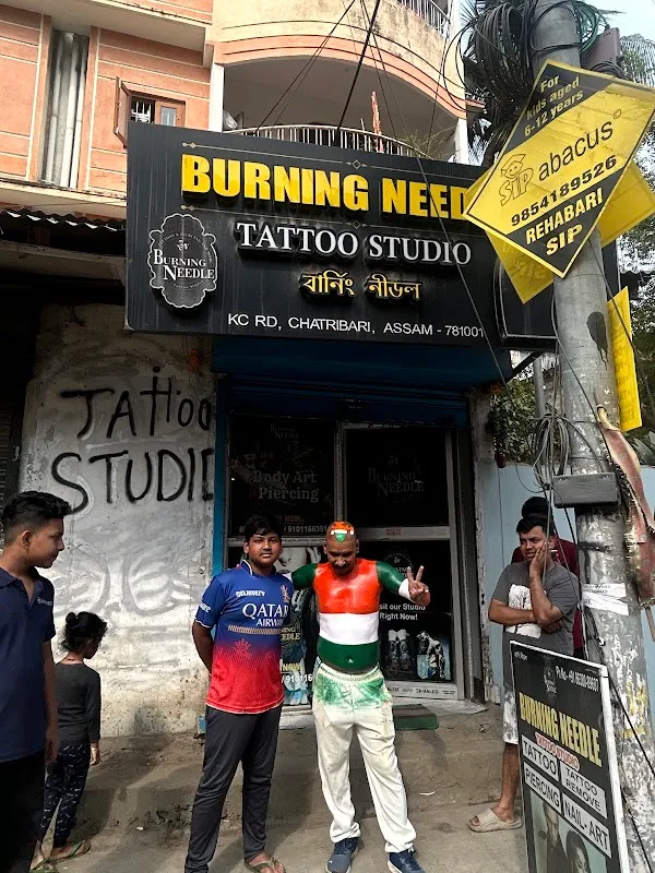 Burning needle tattoo studio