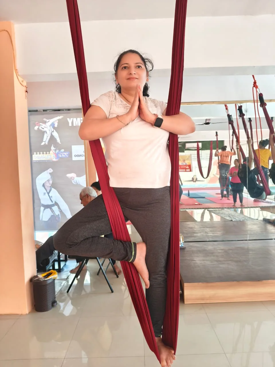 Rachna's Yoga Studio - Aerial and Mudgar Practice/Garbhsanskar and Prenatal Yoga/Kansya Foot Massage/Free Detox Drink Surat