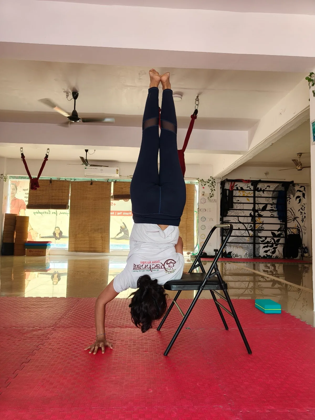 Rachna's Yoga Studio - Aerial and Mudgar Practice/Garbhsanskar and Prenatal Yoga/Kansya Foot Massage/Free Detox Drink Surat