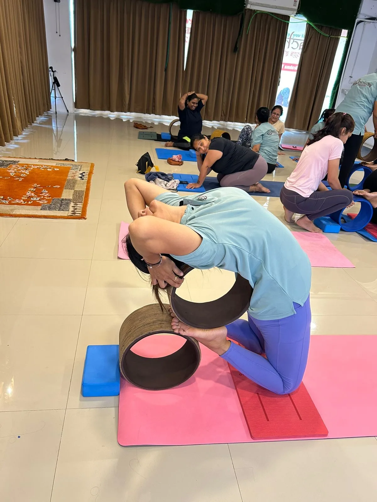 Rachna's Yoga Studio - Aerial and Mudgar Practice/Garbhsanskar and Prenatal Yoga/Kansya Foot Massage/Free Detox Drink Surat