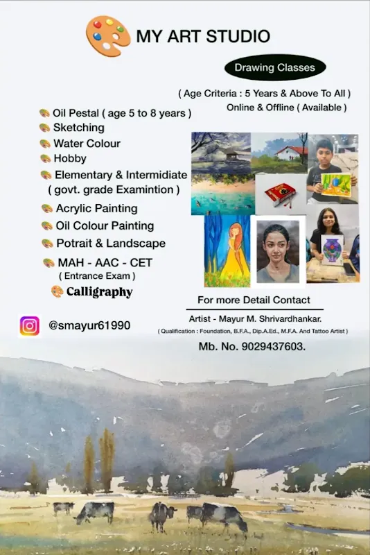 🎨MY ART STUDIO ( Online / Offline Class )