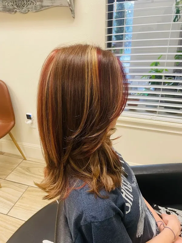 Golden Strand by Stephanie @ Hair Canvas Studio