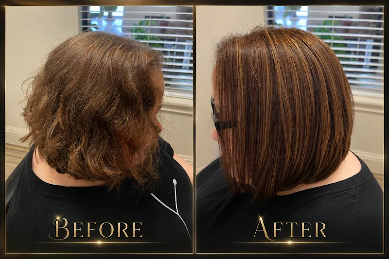 Golden Strand by Stephanie @ Hair Canvas Studio