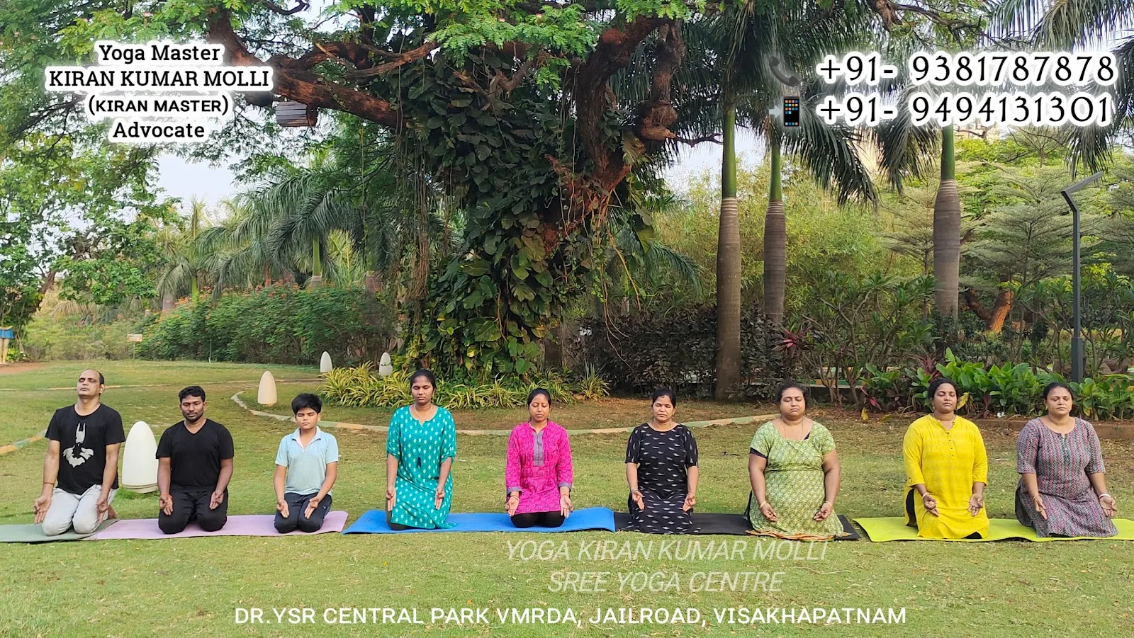 𝐒𝐑𝐄𝐄 𝐊𝐈𝐑𝐀𝐍 𝐘𝐎𝐆𝐀 𝐂𝐄𝐍𝐓𝐑𝐄 @ Yoga Guru KIRAN KUMAR MOLLI