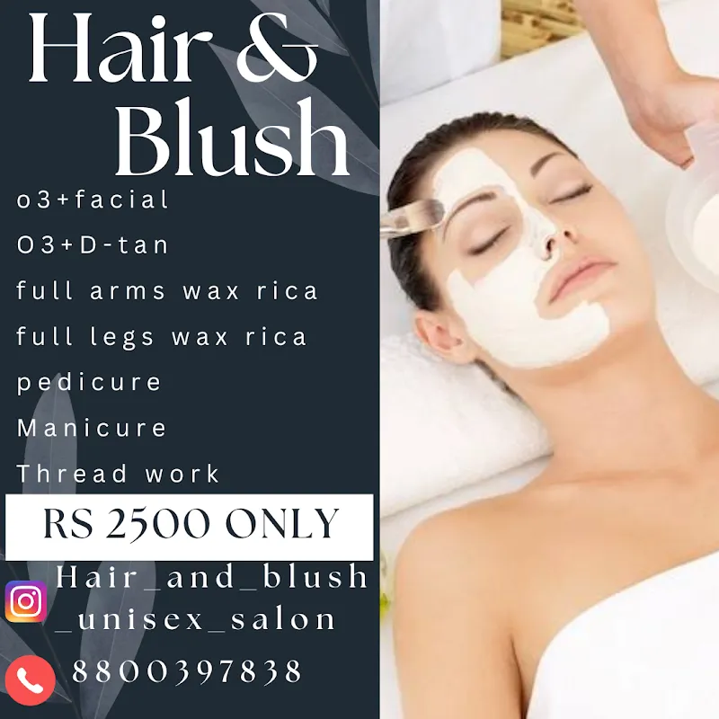 Hair & blush unisex salon
