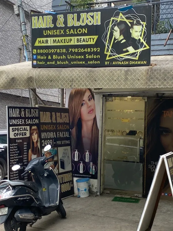 Hair & blush unisex salon