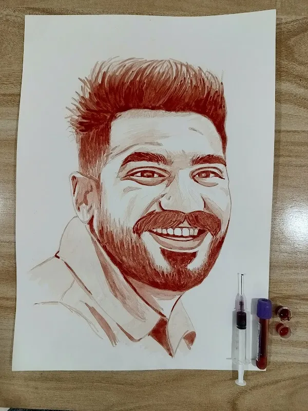 Artist Harsh Jatav - Art Studio