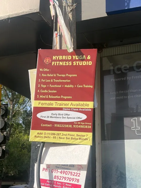 Hybrid yoga and fitness studio