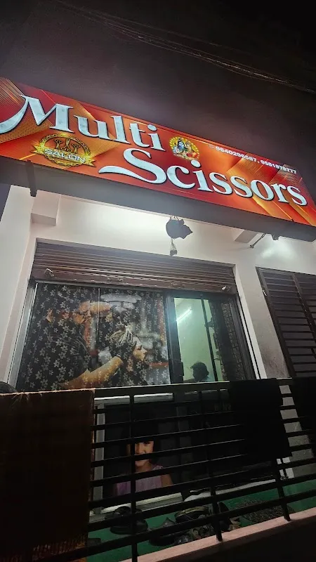 Multi Scissors Mens Beauty Salon