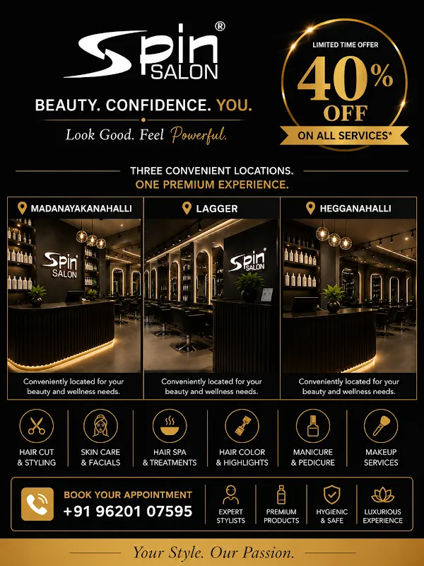 Spin salon Hegganahalli