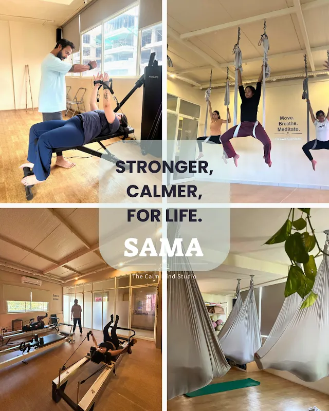 SAMA: The Calm Mind Studio (Hopefarm, Whitefield)- Aerial Yoga, Pilates, Yoga and Strength Training Classes