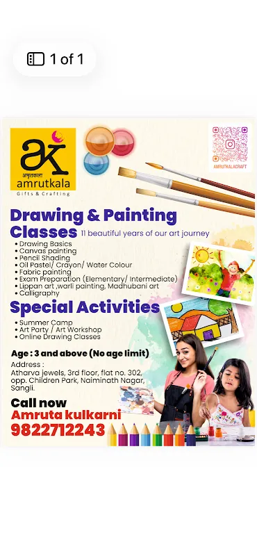 Amrut Kala Crafts - Drawing, Painting, Arts & Craft Classes in Sangli