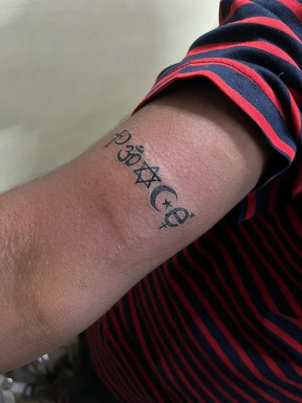 Blood ink