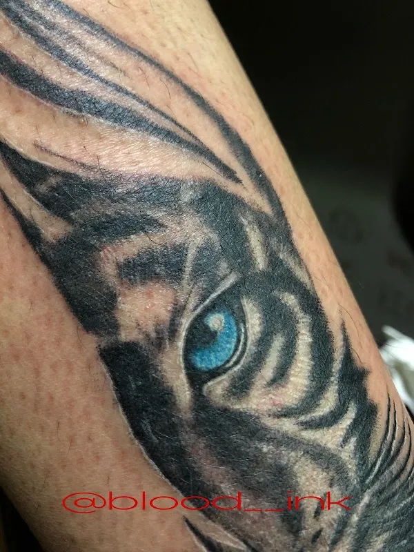Blood ink