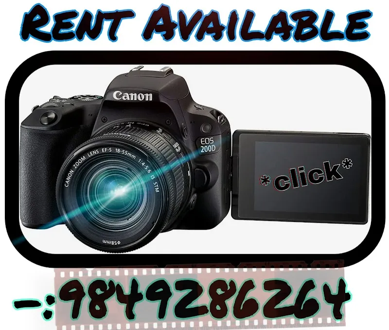 Camera rental available