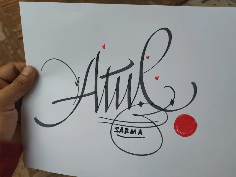 Inku Kumar Calligraphy Art Studio in Delhi, India
