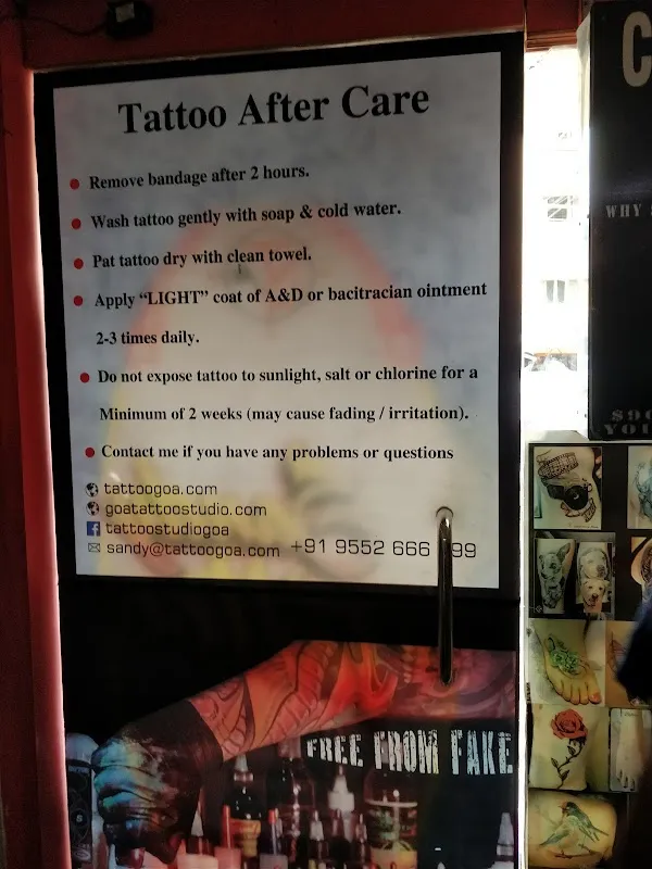 Sandy Tattoo Studio - Goa Best Tattoo Artist