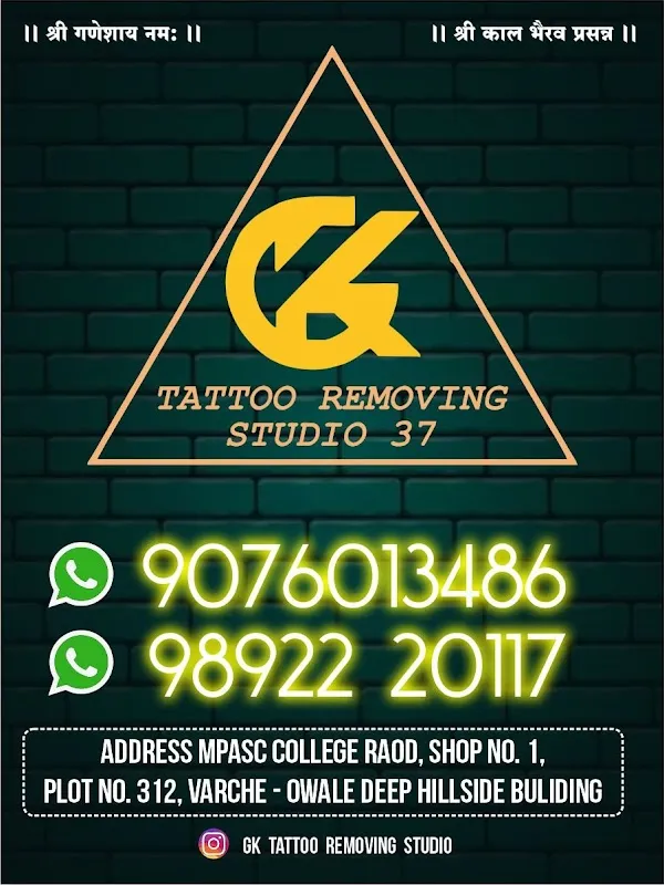 Gk tattoo removing studio