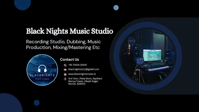 Black Nights Music Studio- Best Recording Studio In Ranchi| Music Studio In Ranchi|Best Music Studio In Ranchi