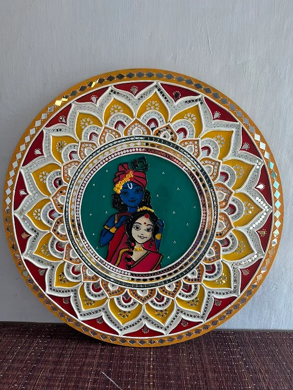 Lippan Art studio/Mud Mirror art/ work- Best Home decor and gifting items