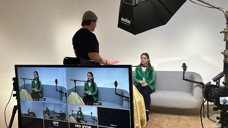 SESSION in PROGRESS | Video Podcast Studio