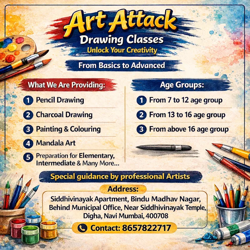 Art Attack The Drawing Classes