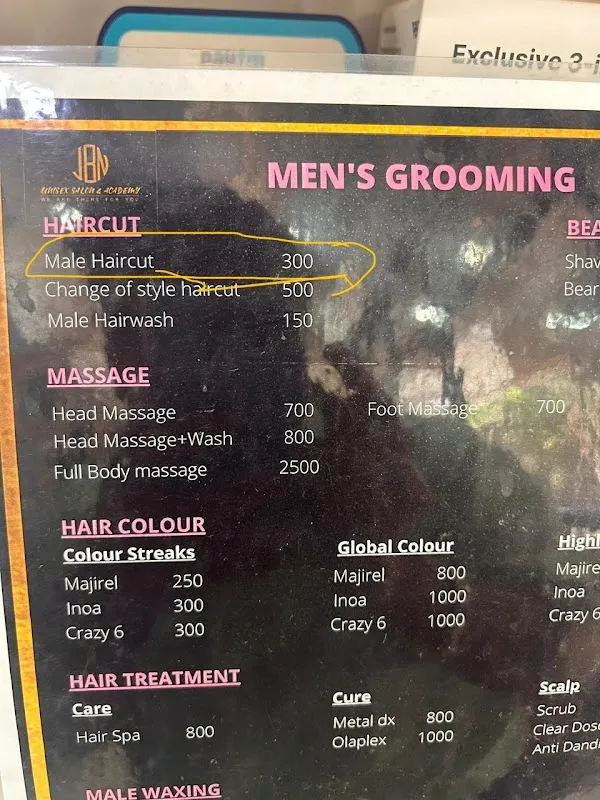 JBN UNISEX SALON AND ACADEMY